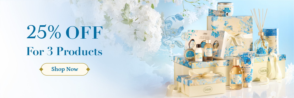 25% off the entire basket when purchasing 3 items or more: 