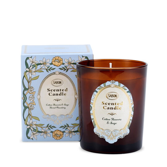 Candle Cotton Flowers ＆ Sage 180gr