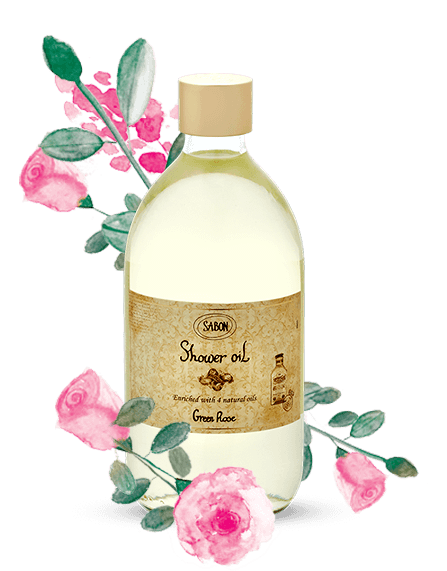 Shower Oil  סבון על בסיס שמן: גרין רוז