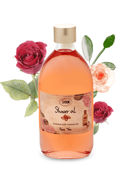 Shower Oil  סבון על בסיס שמן: Rose Tea