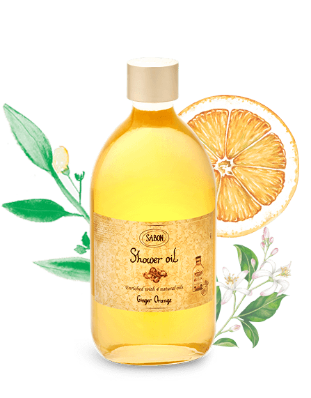 Shower Oil  סבון על בסיס שמן: Ginger Orange