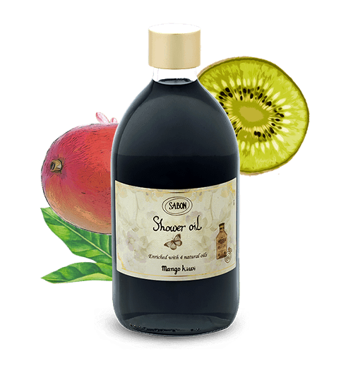 Shower Oil  סבון על בסיס שמן: מנגו קיווי